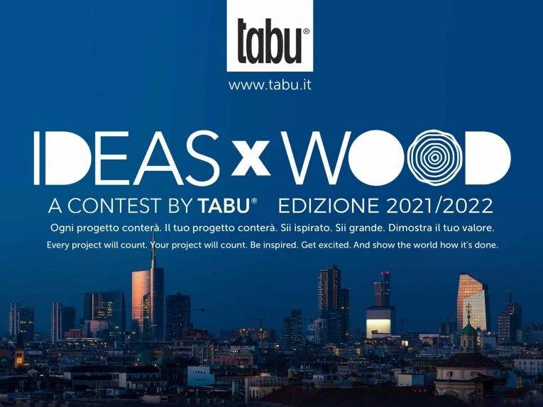 IDEASxWOOD 2021/2022: the fourth edition of the Design Contest promoted by Tabu is launched