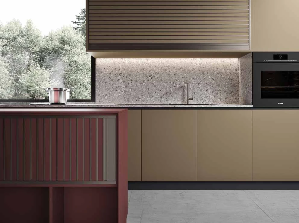 Tambour doors: FBS Profilati expands its range with the Soft Collection